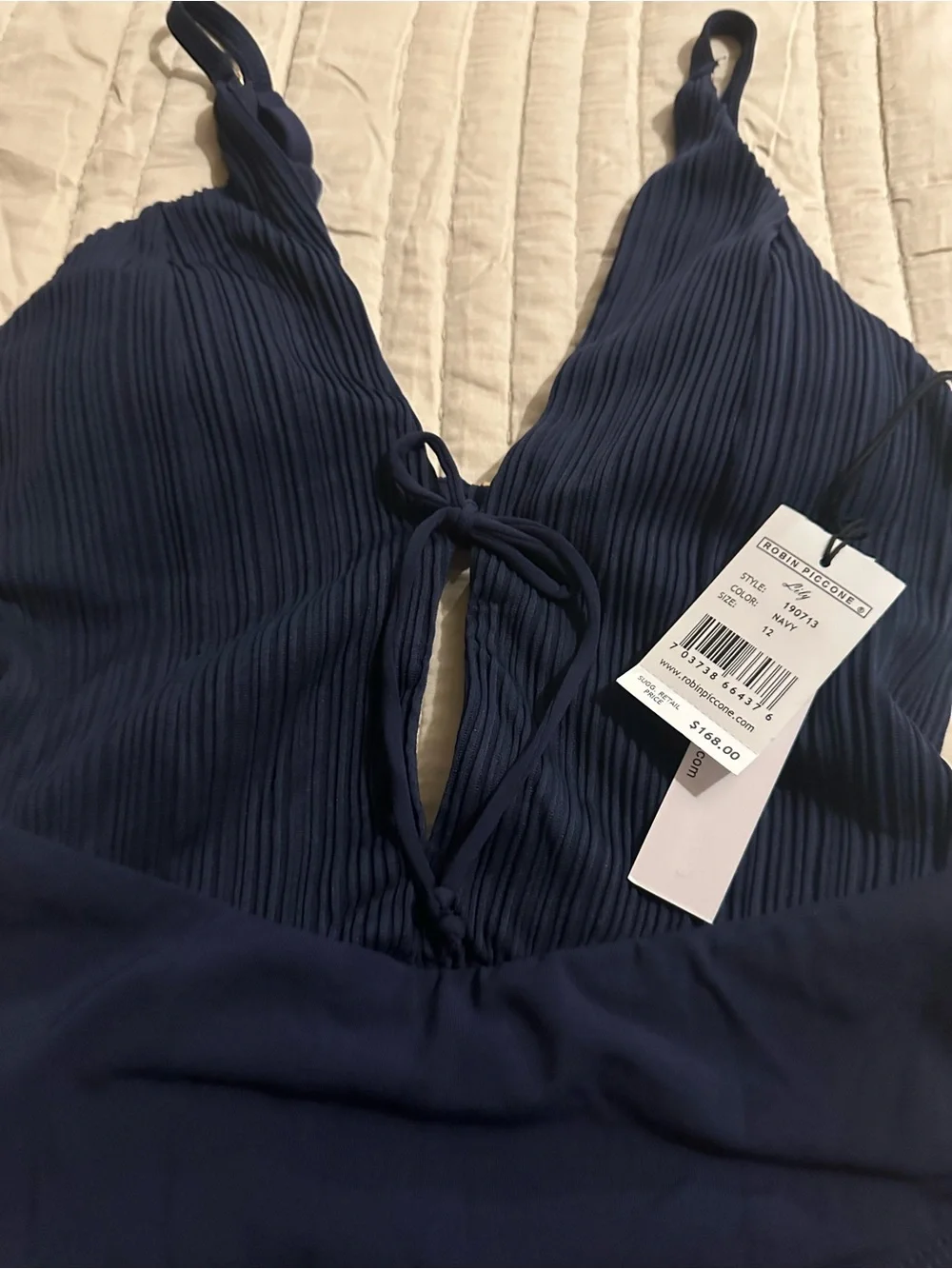 Robin Piccone Lily One Piece in Navy NWT